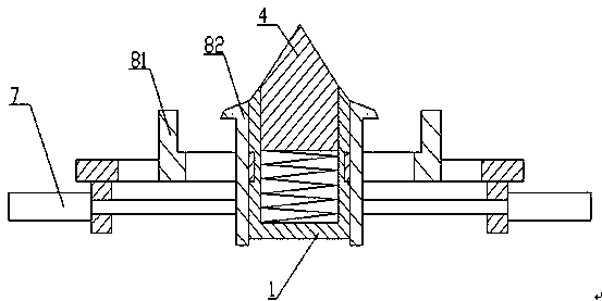 Device for automatically opening and unfolding chicken belly
