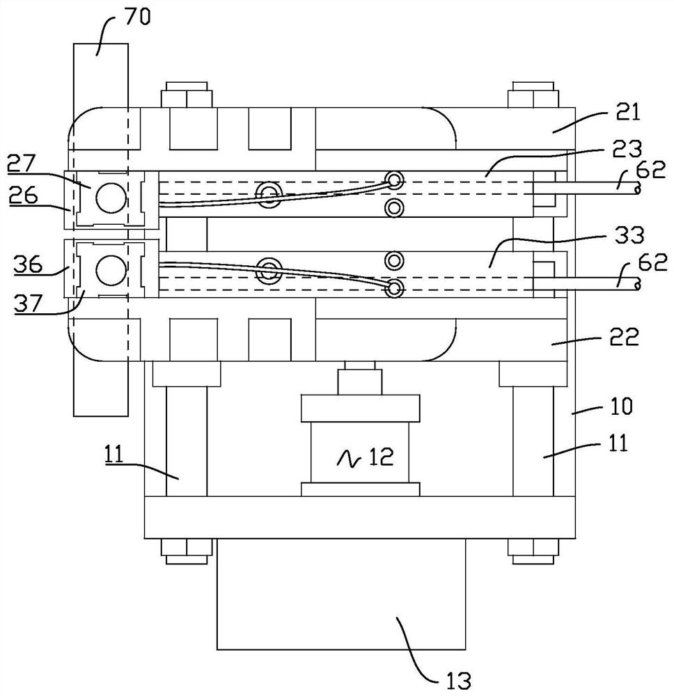 Electrode cooling structure and butt welding machine thereof