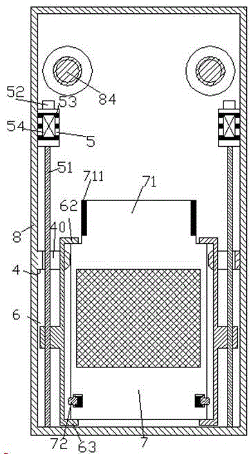 Convenient air purifying device capable of filter screen replacement