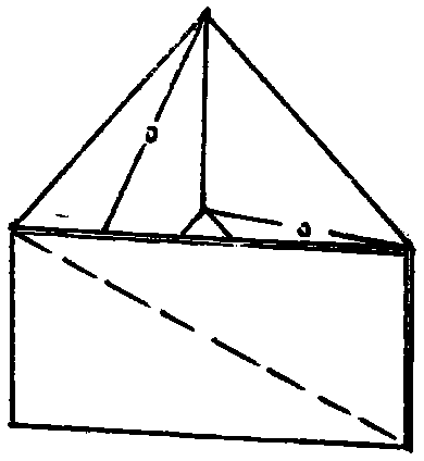 Three-dimensional plug-in triangular parts