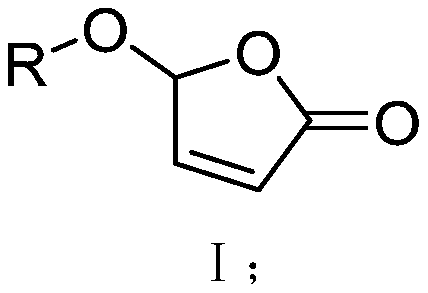 2(5H)-furan-2-one derivative, preparation method thereof and application of 2(5H)-furan-2-one derivative in inhibition of rice tillering
