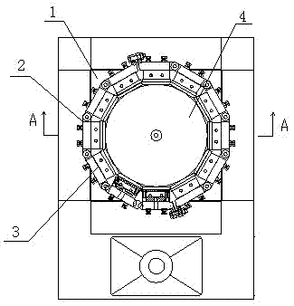 Method for changing perimeter of water-cooled die casting crystallizer and special cooling copper plate units