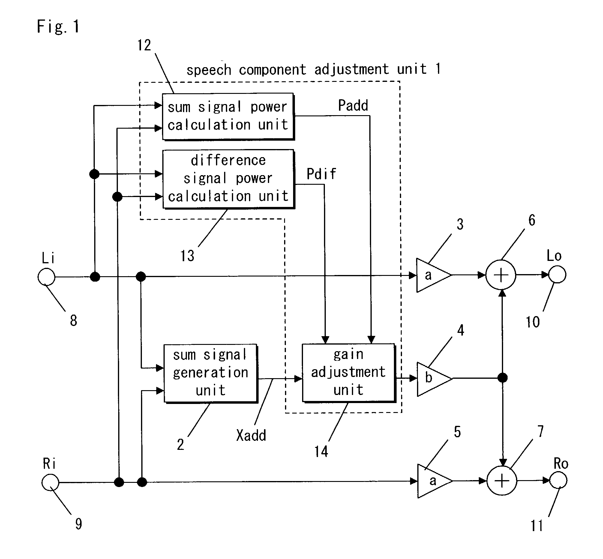 System and method for enhancing speech components of an audio signal