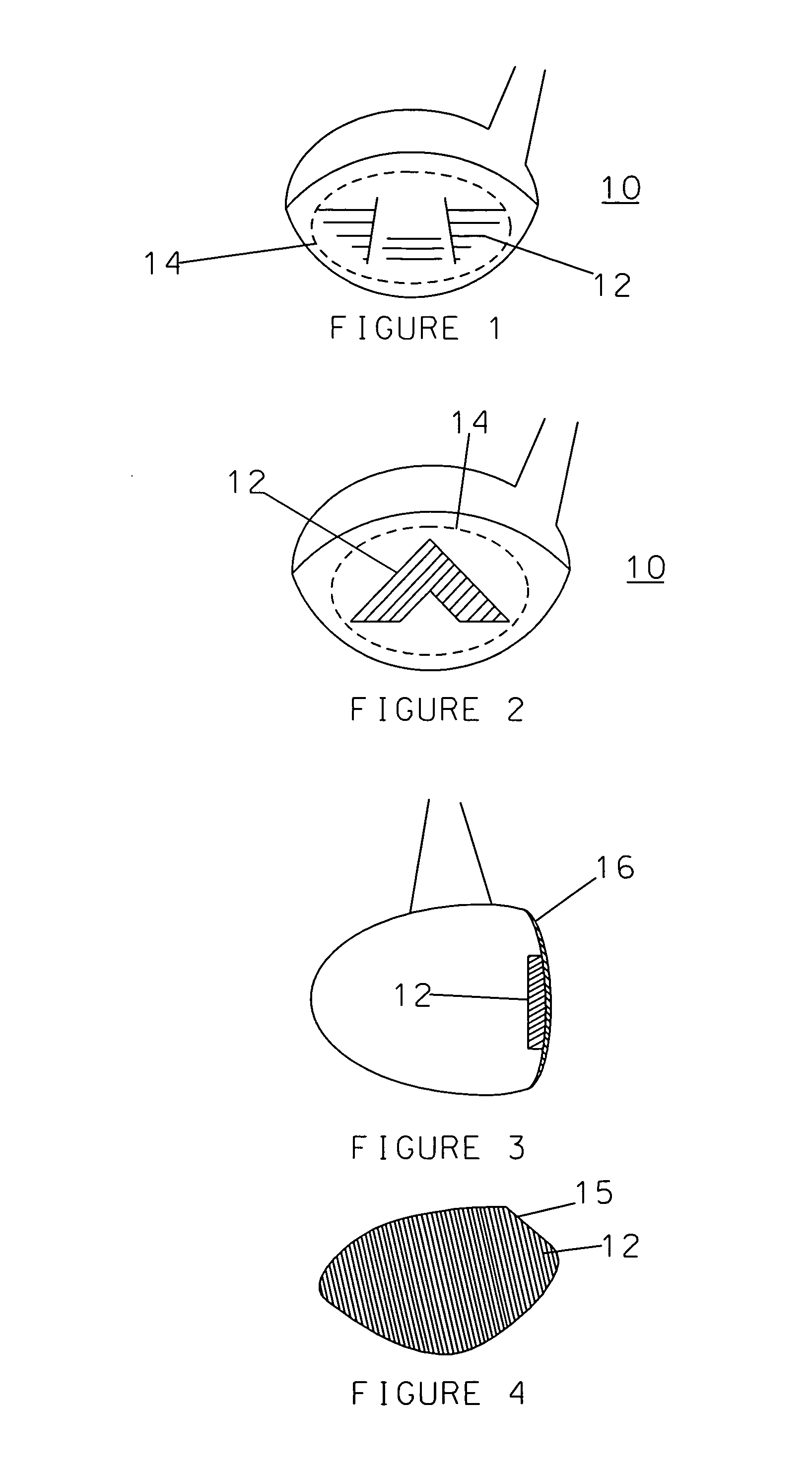 Metal wood golf club striking plate with anisotropic materials and magnetic materials