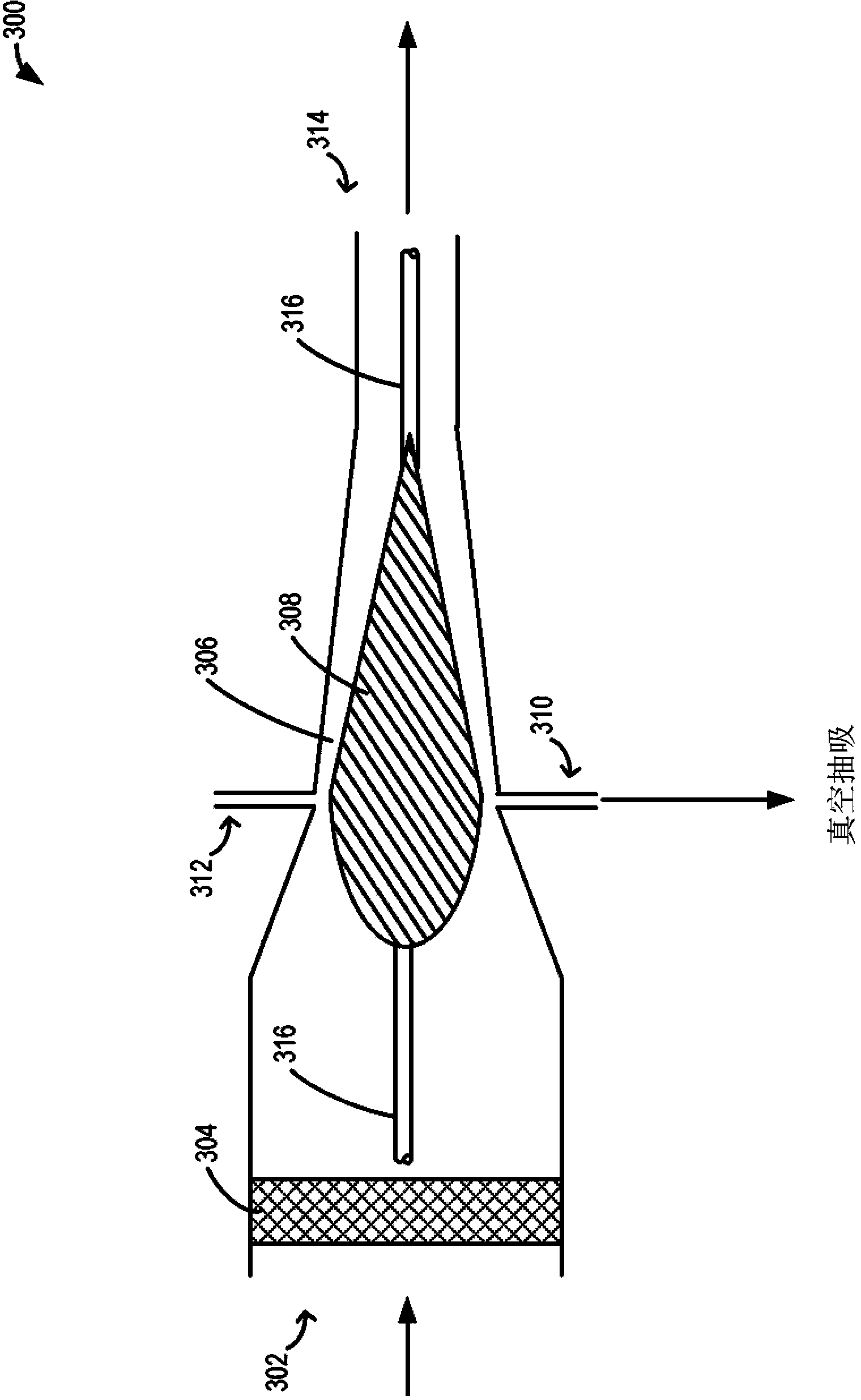 Crankcase ventilation and vacuum generation