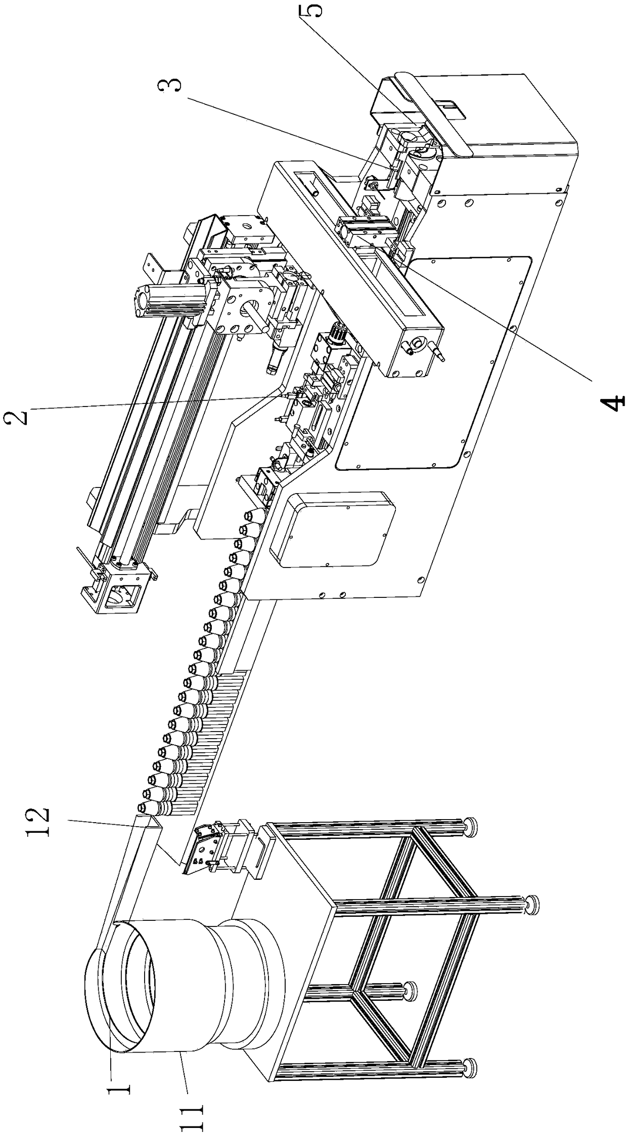 Automatic lock nut machine