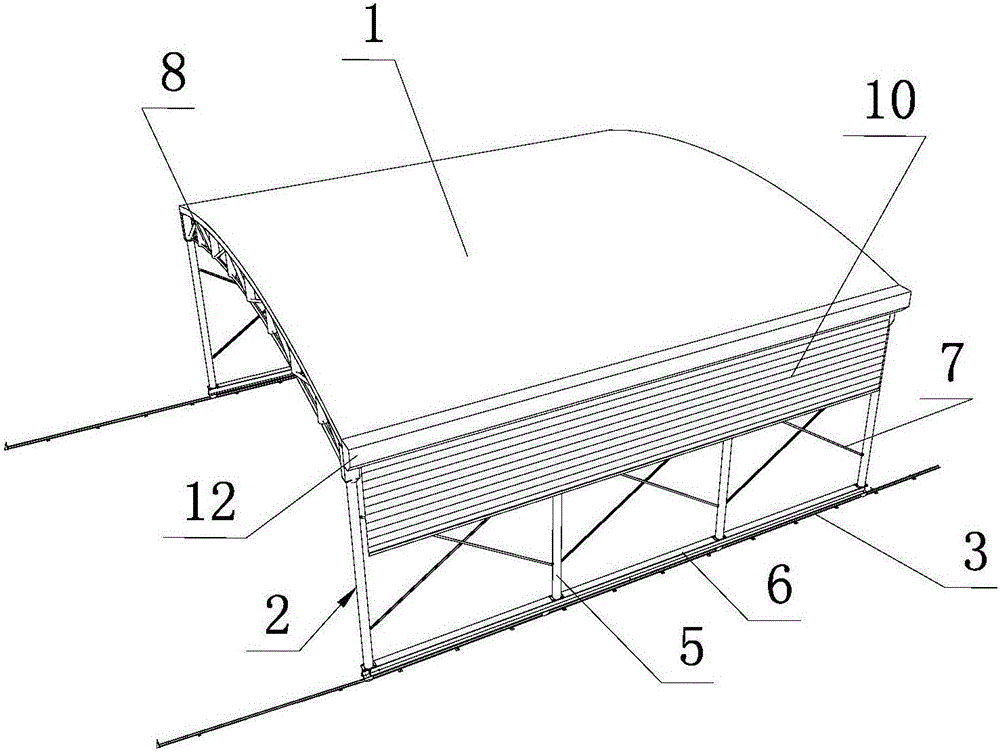 Movable processing workshop and application method thereof