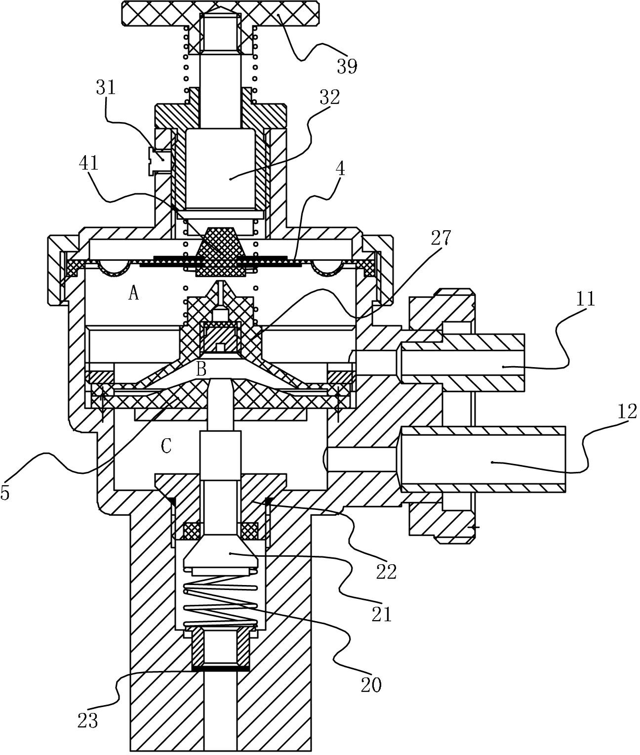 Pressure flow regulator