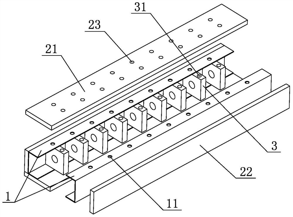 A high-strength box-type composite column and its preparation method