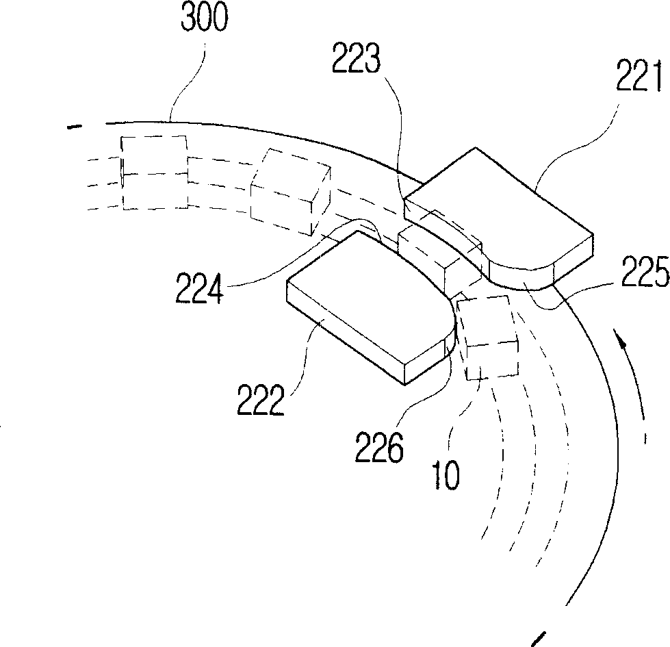 Electronic component detecting system