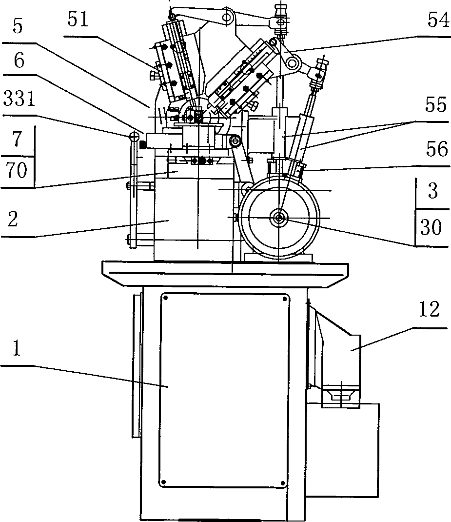 Single spindle automatic lathe for sequential operations by moving cutters along axes parallel to principal axis