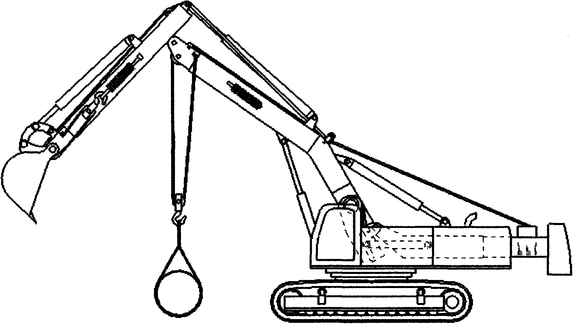 Multifunctional crane excavator