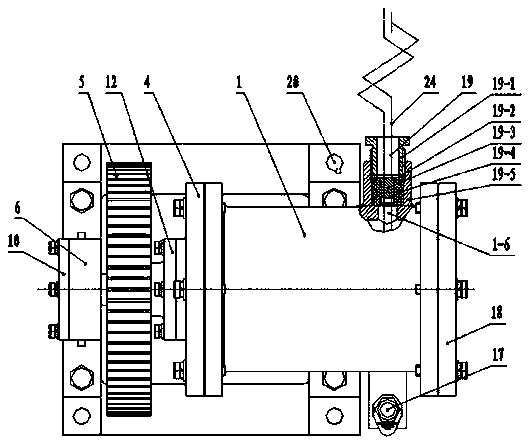 Flameproof speed sensor used for belt-broken protective device of belt conveyor