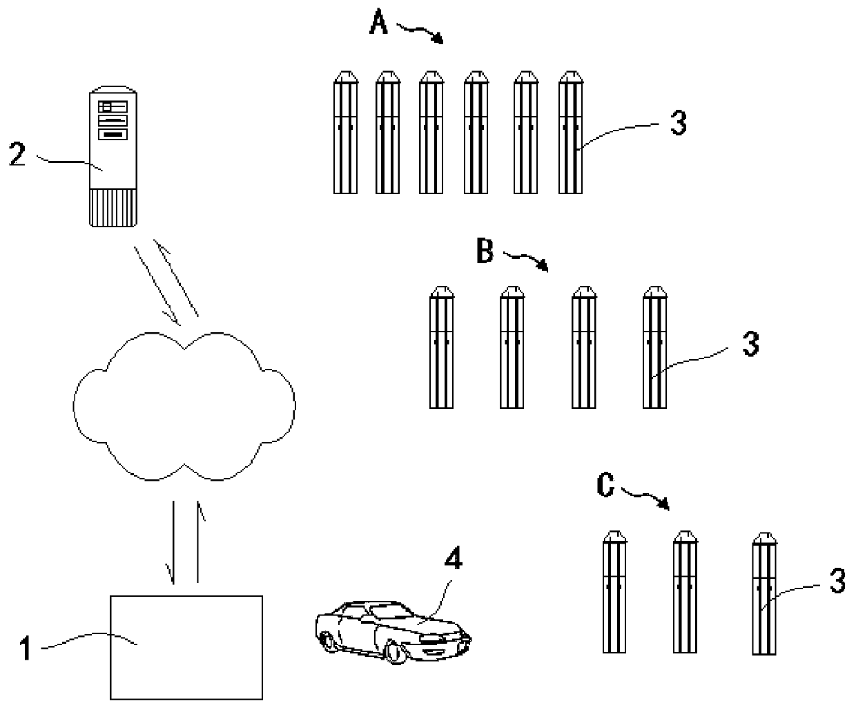 Vehicle pile-hunting charging method and system, monitoring terminal, electronic device and storage medium