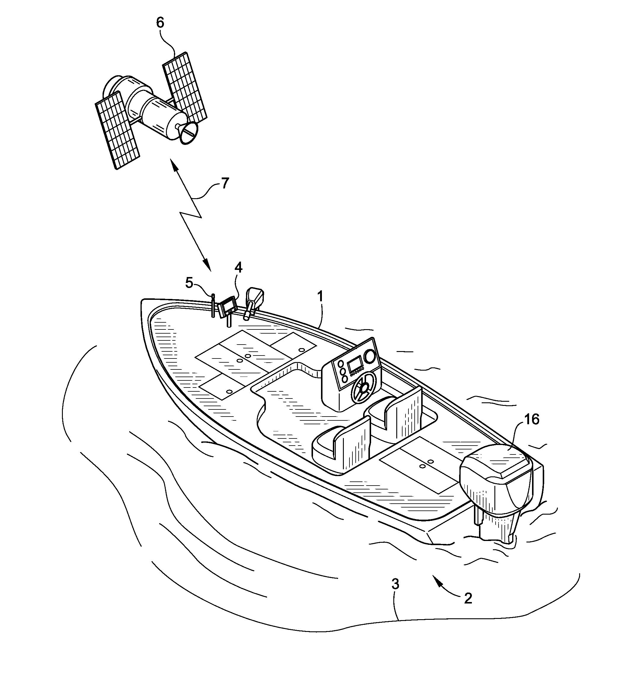 System and method for automatically navigating a depth contour