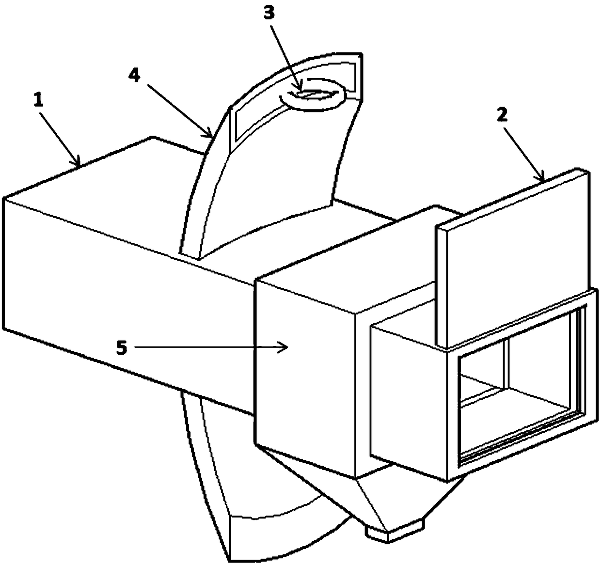 Air intake structure of automobile air conditioner having air cleaning function