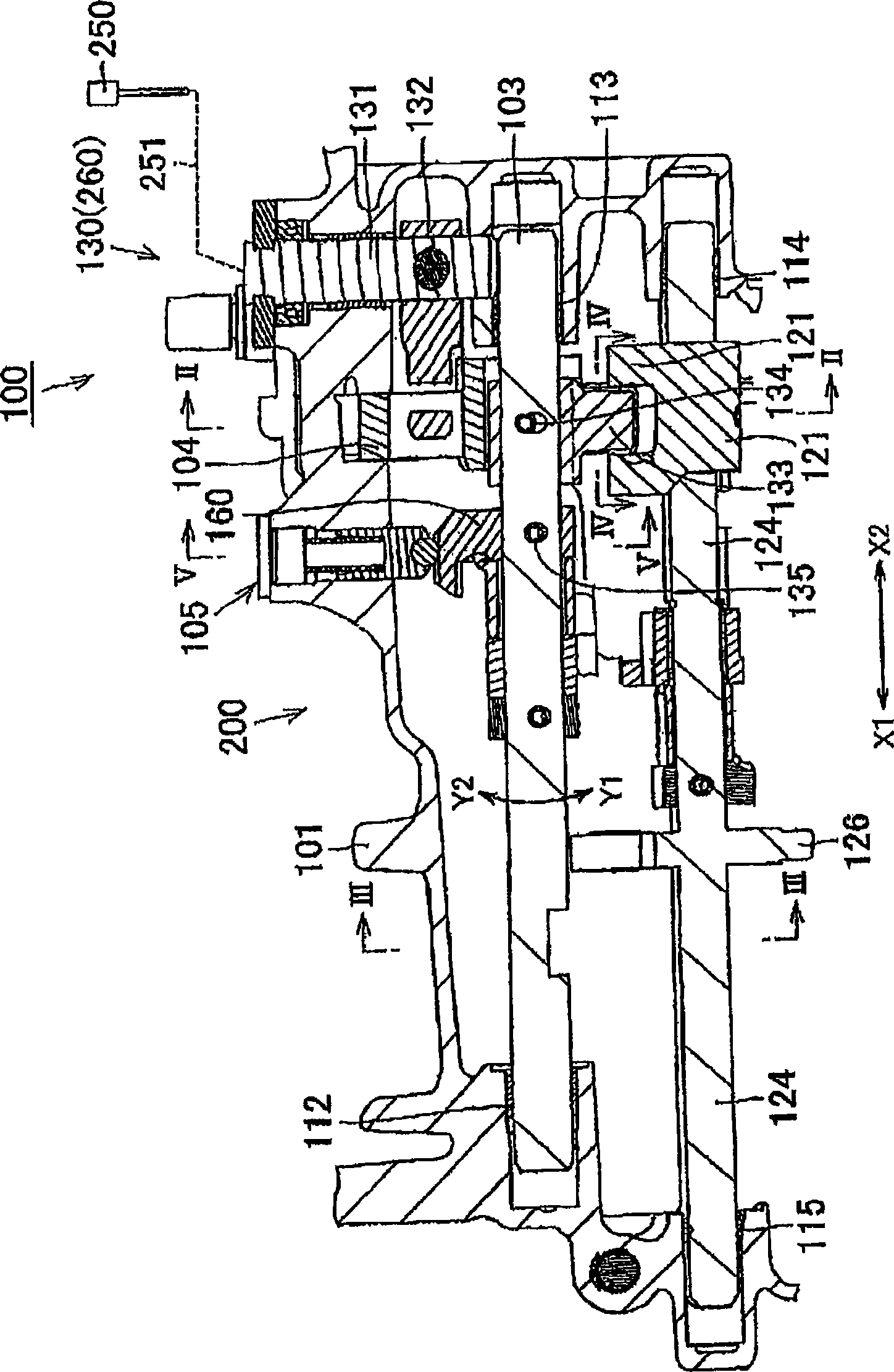 Speed ratio change operation device, and transmission