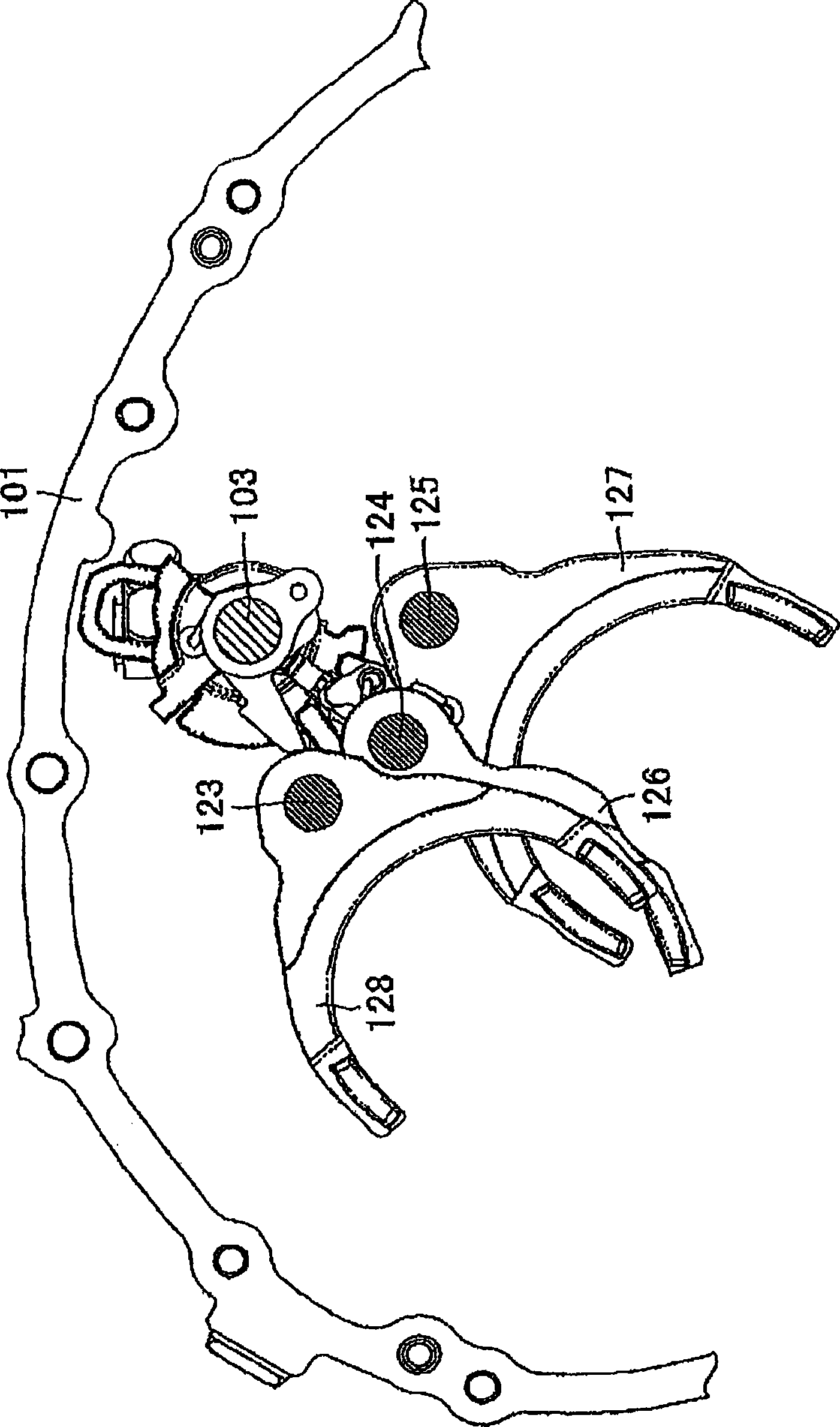 Speed ratio change operation device, and transmission