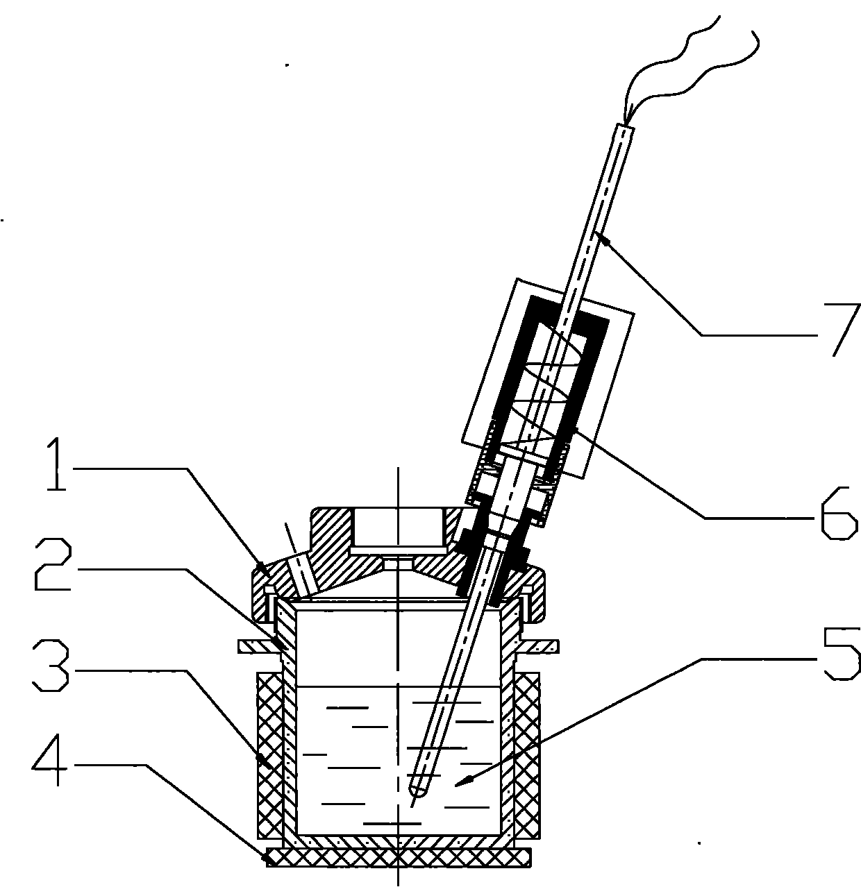 Novel method and device for detecting evaporation loss of lubricating oil