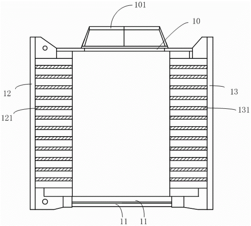 Wafer boat that prevents sagging at the center of the wafer