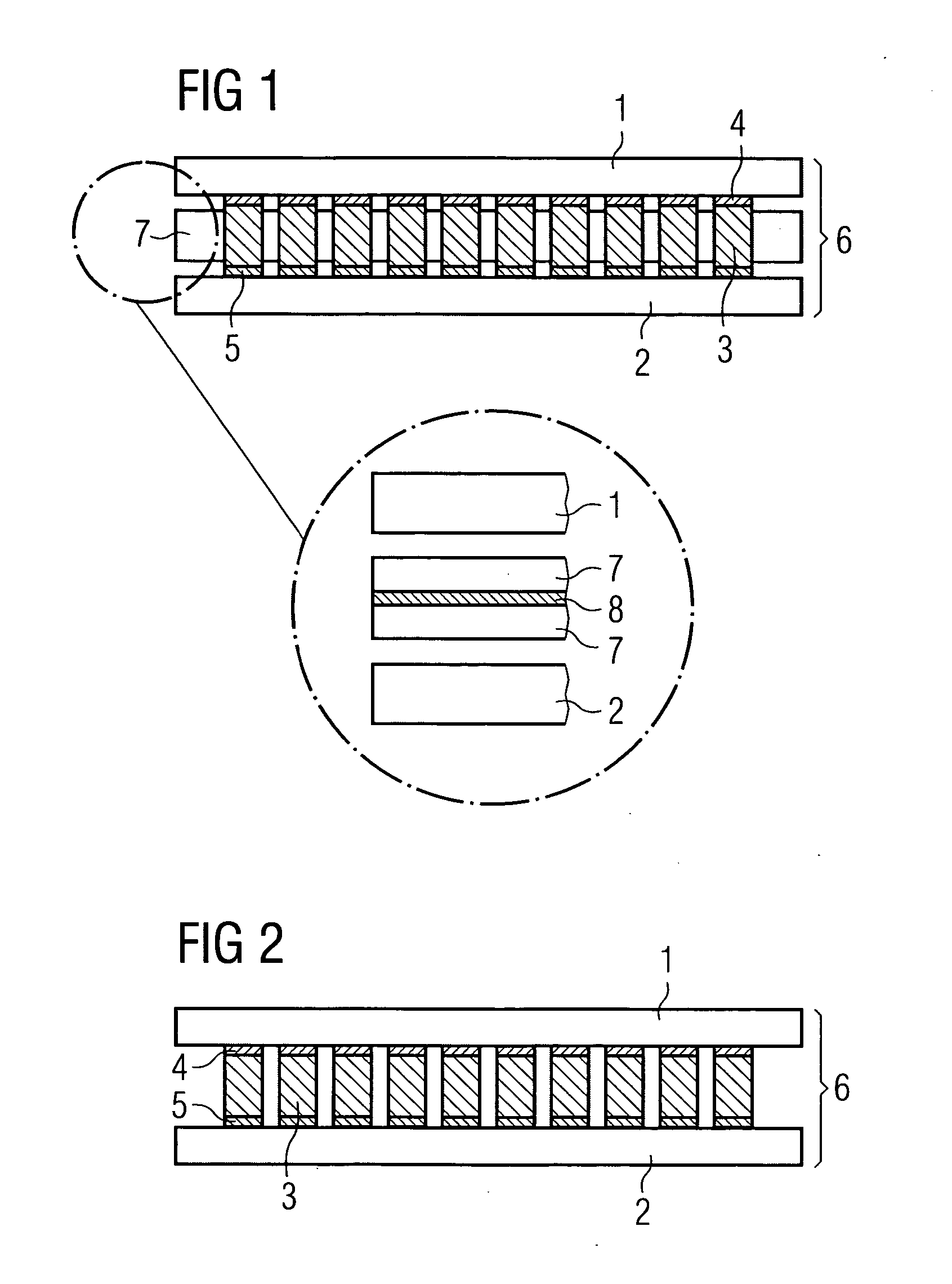 Interconnection for chip sandwich arrangements, and method for the production thereof