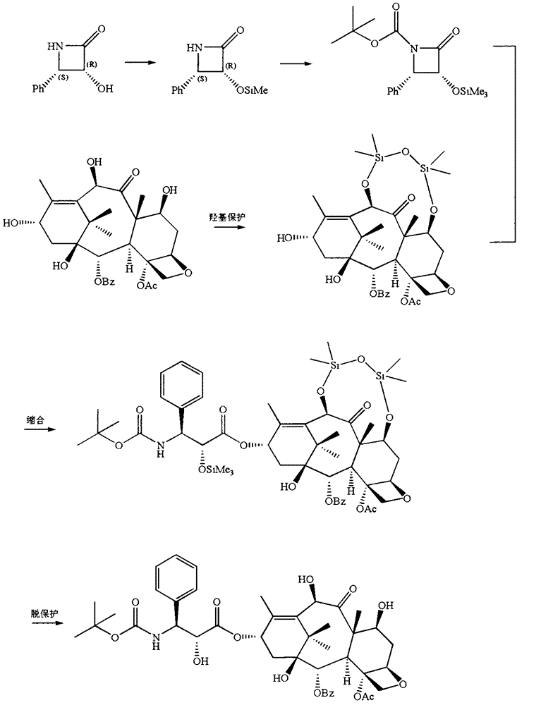 Docetaxel semi-synthesis method