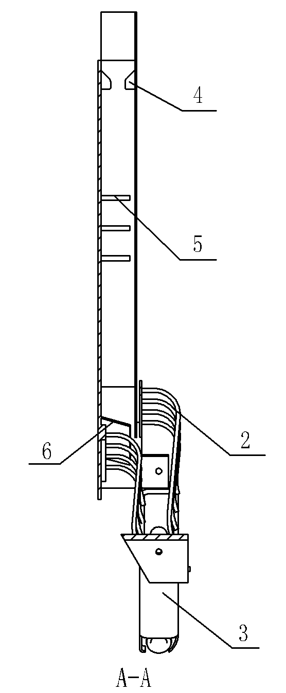 An apparatus for directionally arranging blank tubes of an automatic doffer