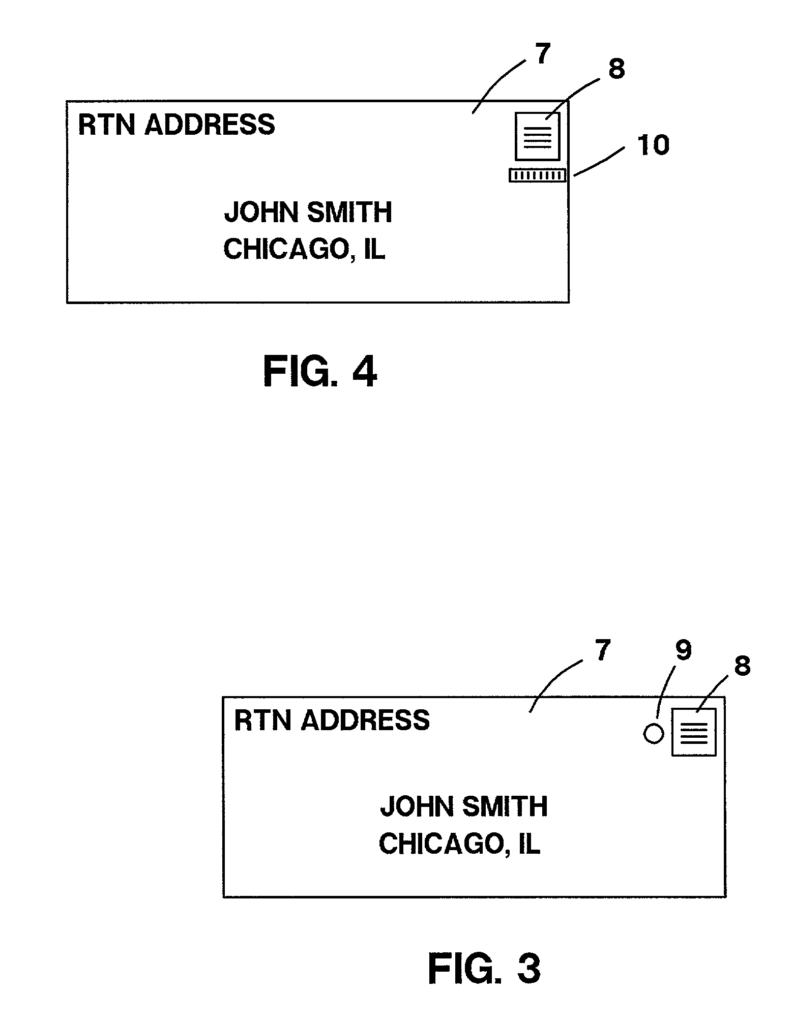 System and method of identifying sender of mail