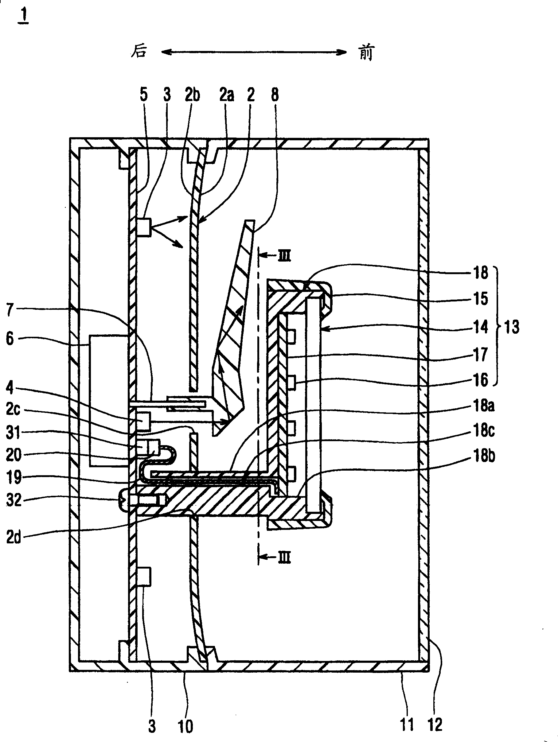 Vehicular display device