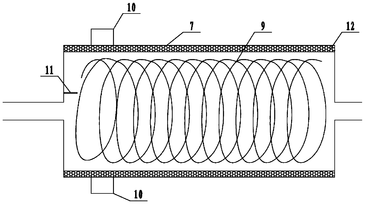 Asphalt foaming device and working method thereof