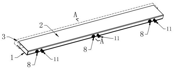 Narrow strip accessory system for edge banding machine and narrow strip edge banding method