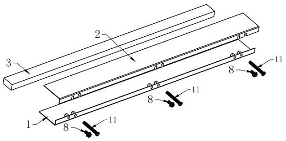 Narrow strip accessory system for edge banding machine and narrow strip edge banding method