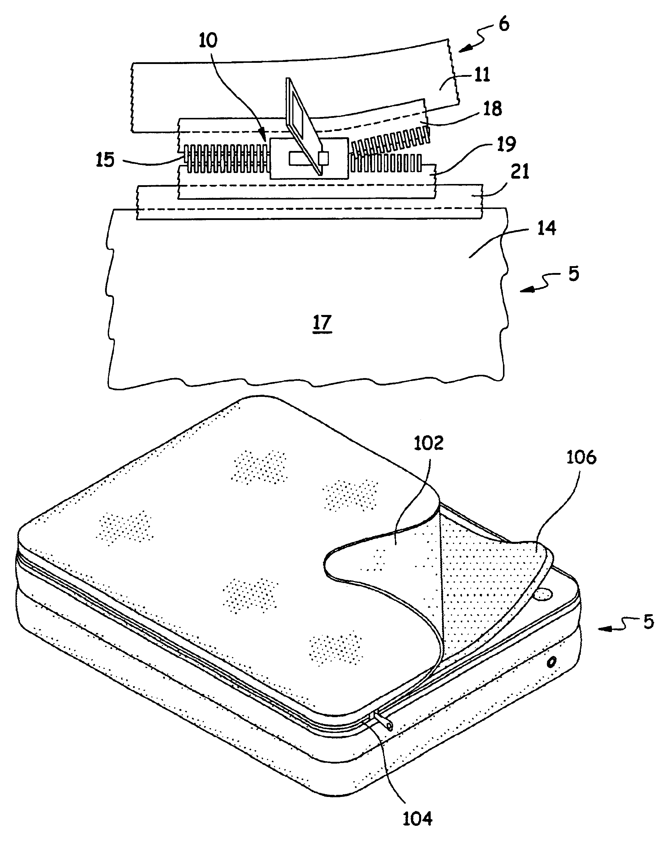 Air mattress with pillow top