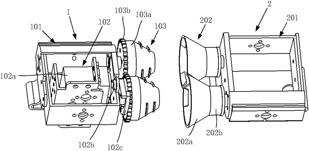 Rotation driving docking mechanism with fault tolerance characteristic