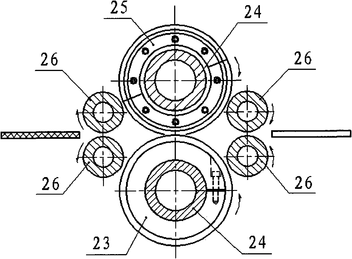 Paperboard dividing and cutting machine