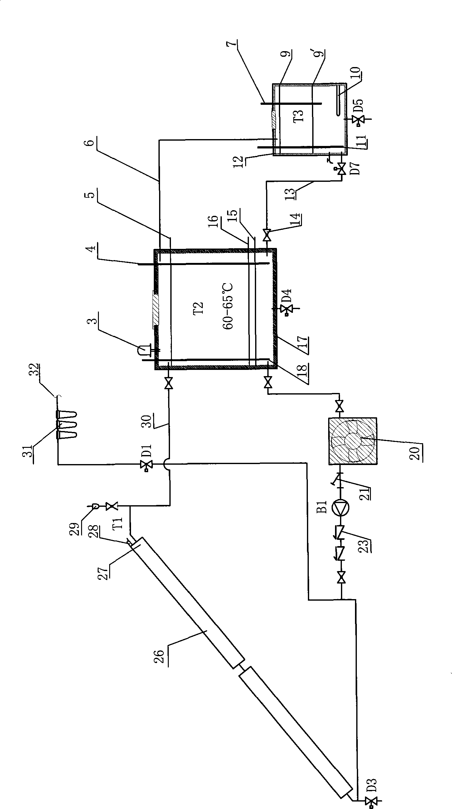 Solar potable water preparation system and method for preparing potable water by using solar potable water preparation system