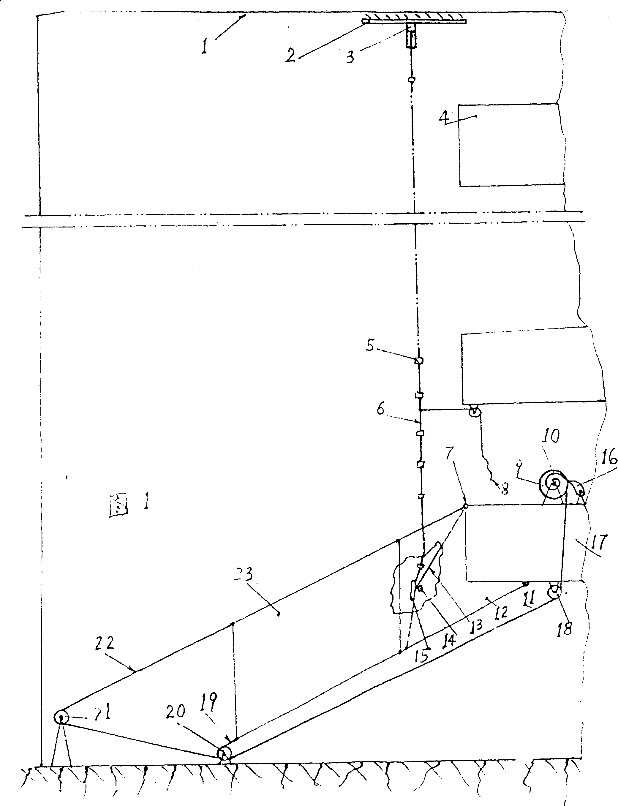 Steel cable controlled life saver for high rising building