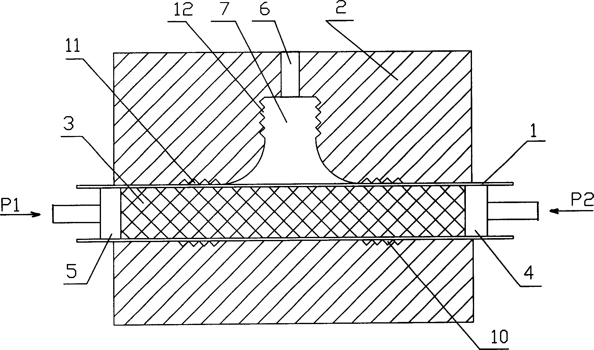 Method for manufacturing plastic forming thin wall three-way pipe with threaded couplings