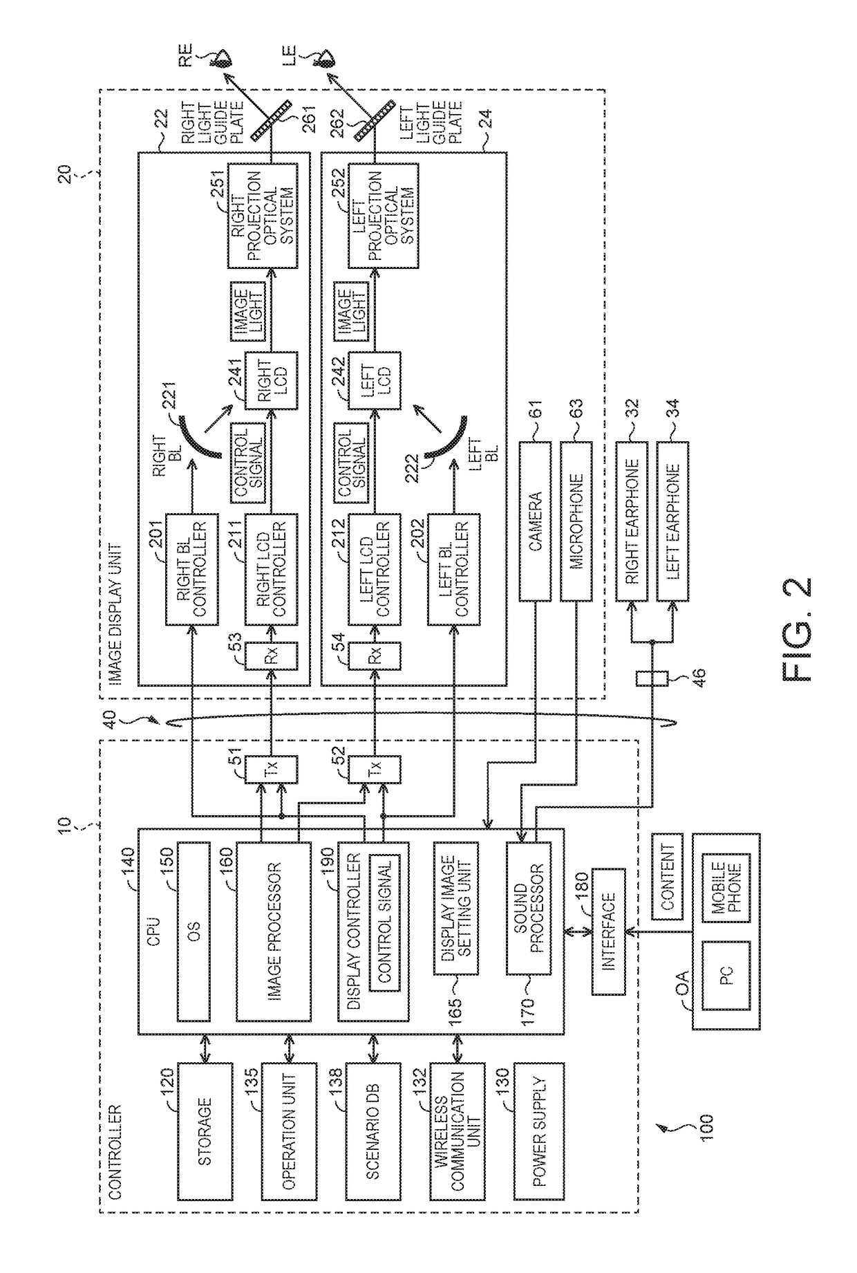 Training device, corresponding area specifying method, and program