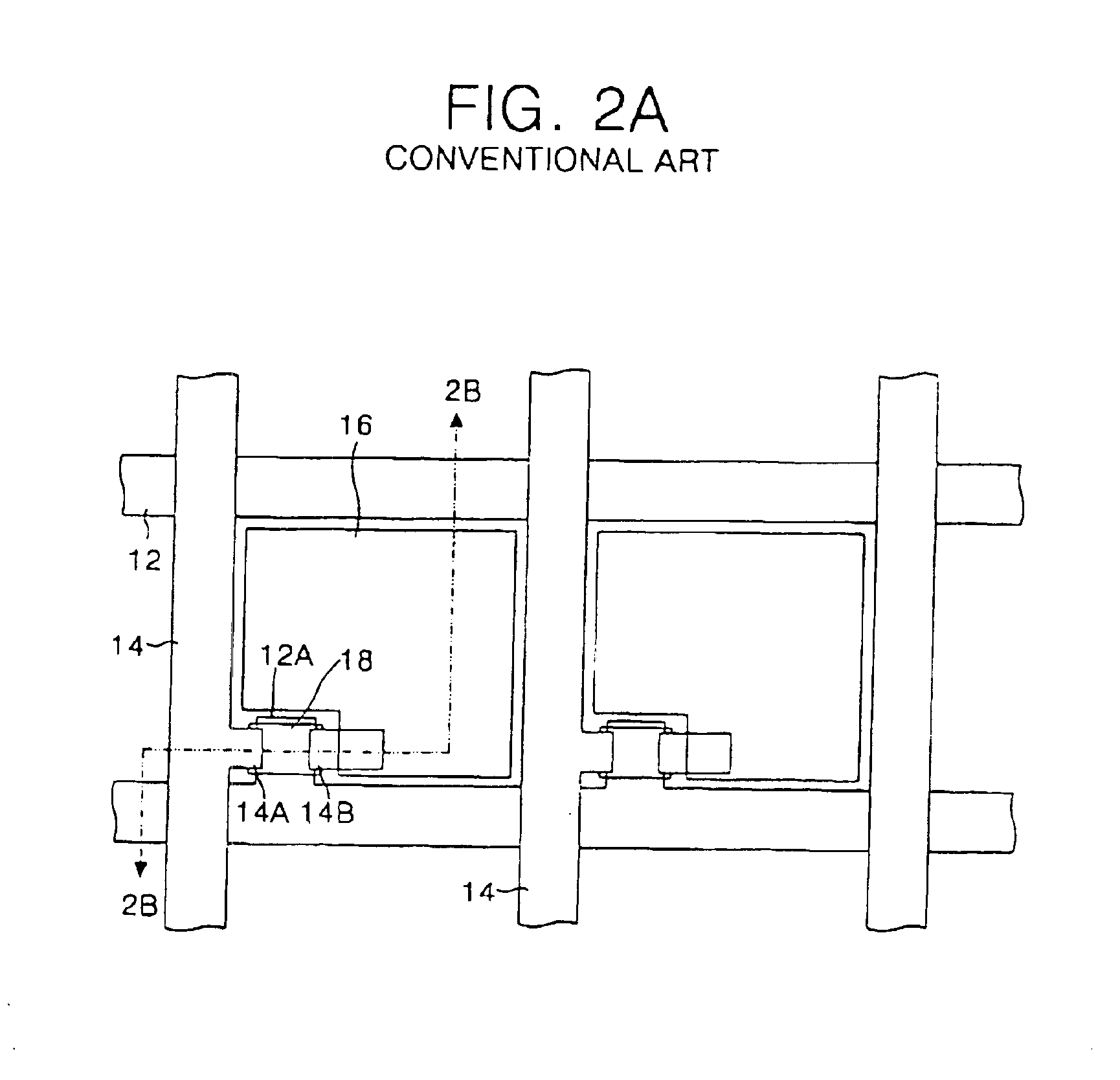Liquid crystal display device with an ink-jet color filter and process for fabricating the same