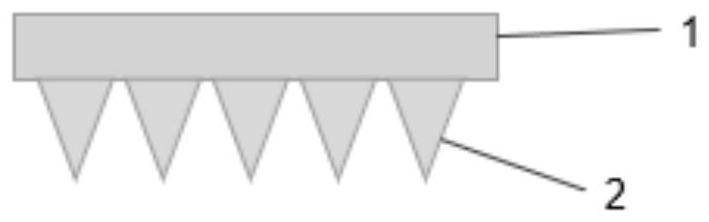 Polymer microneedle patch for treating acne and preparation method of polymer microneedle patch