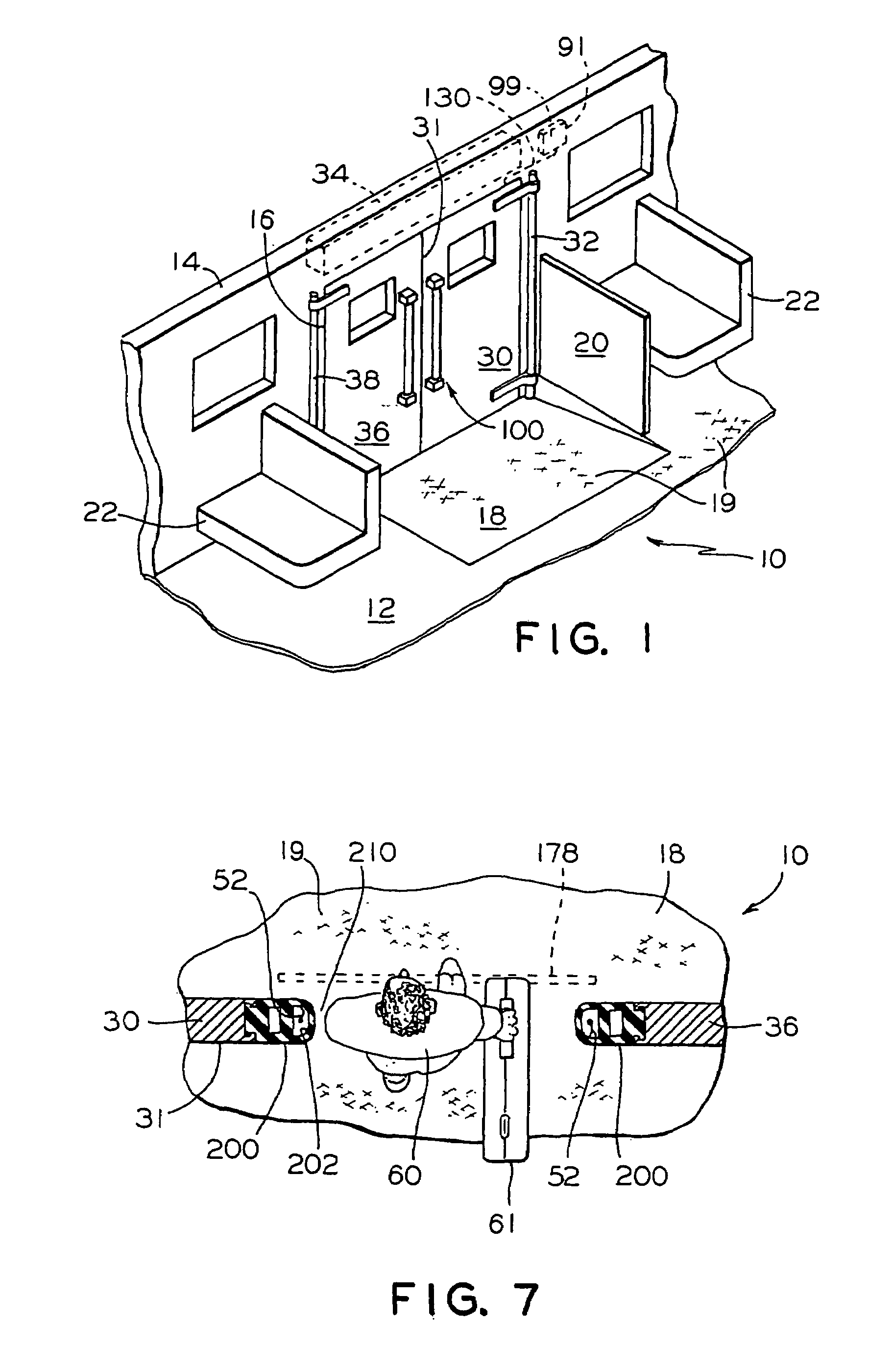 Capacitance activated switch device