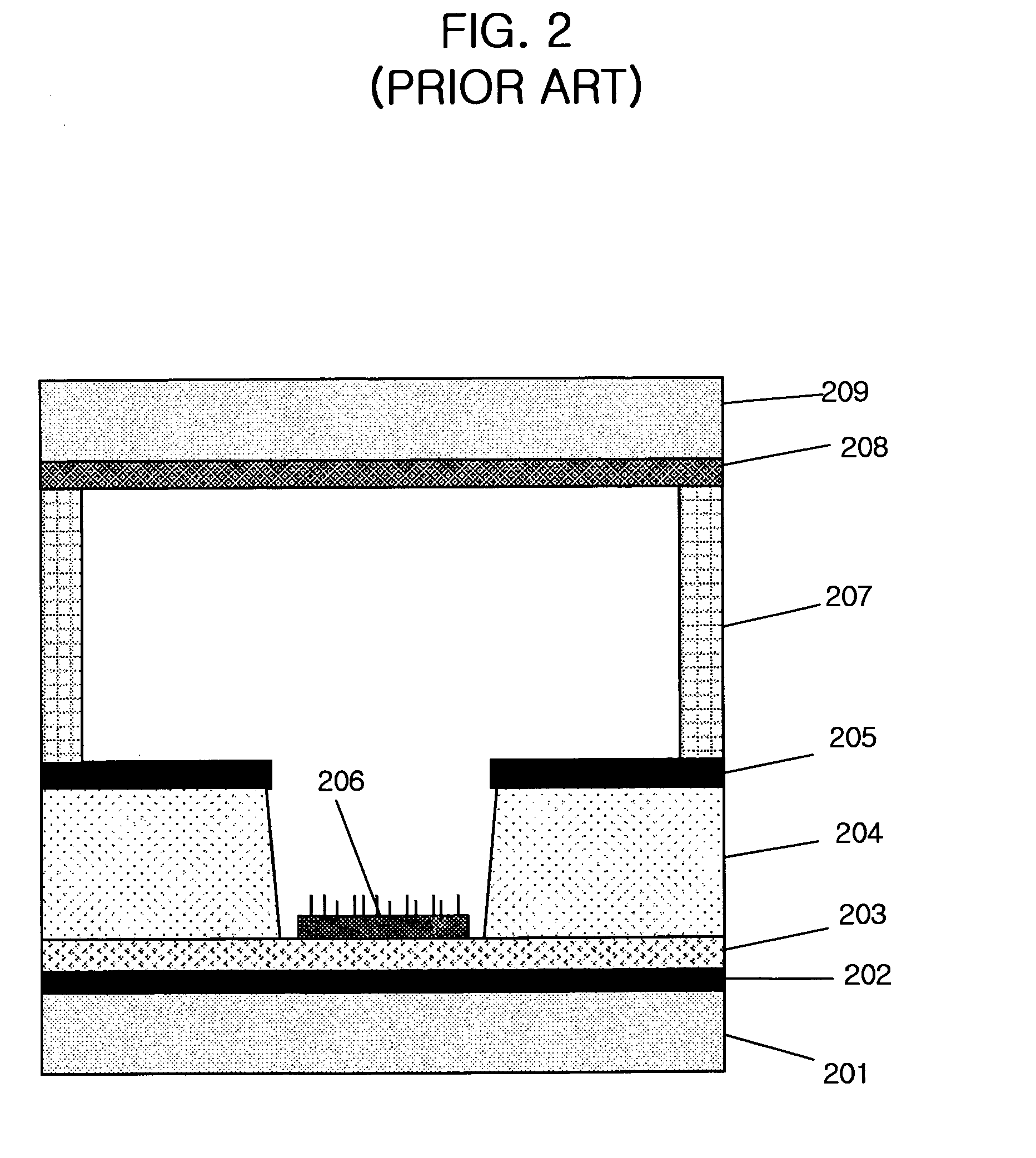 Triode field emission device having mesh gate and field emission display using the same