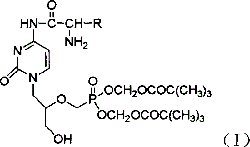 Antiviral agent cidofovir derivatives