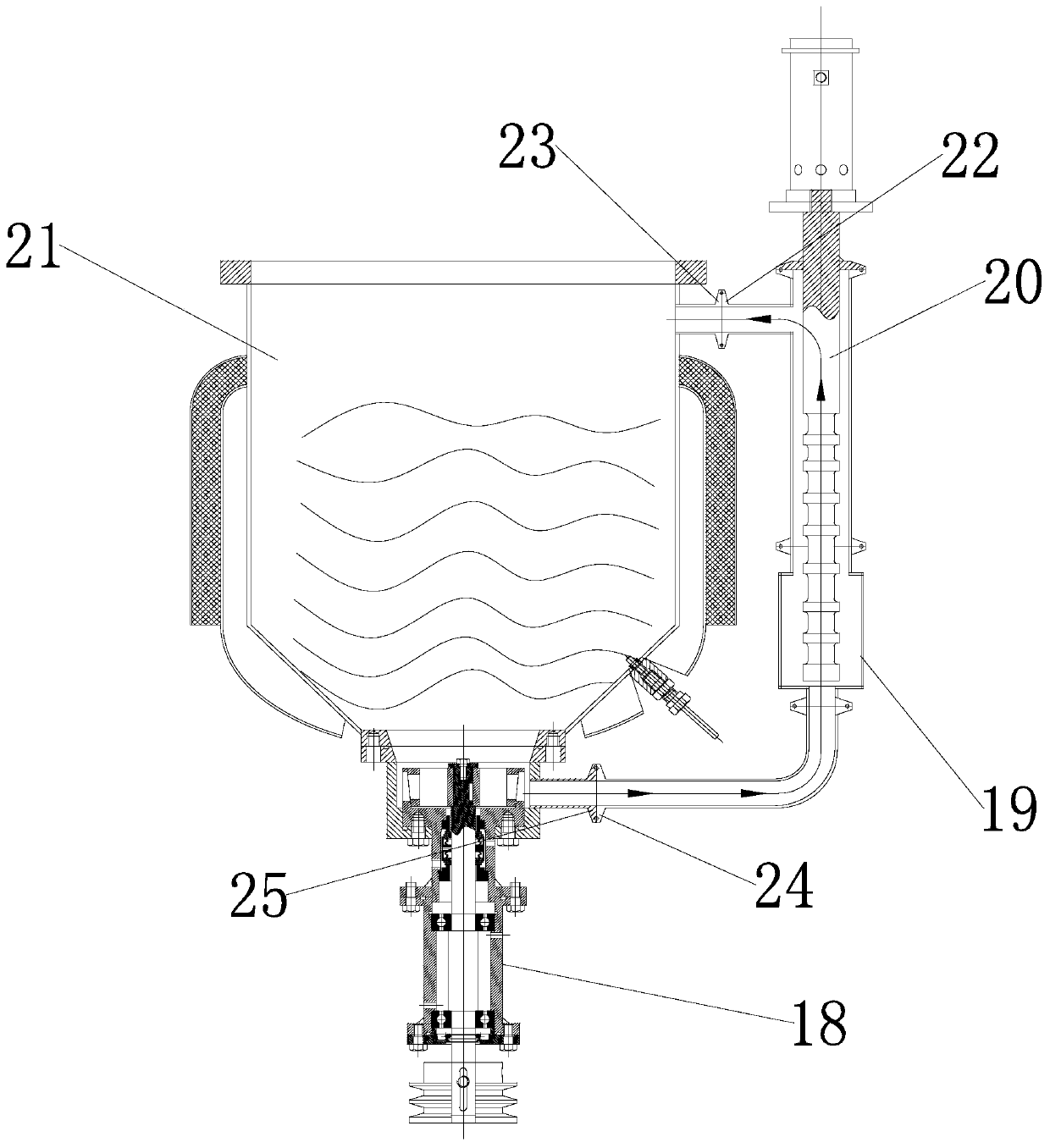 A nanoscale vacuum emulsification mixer