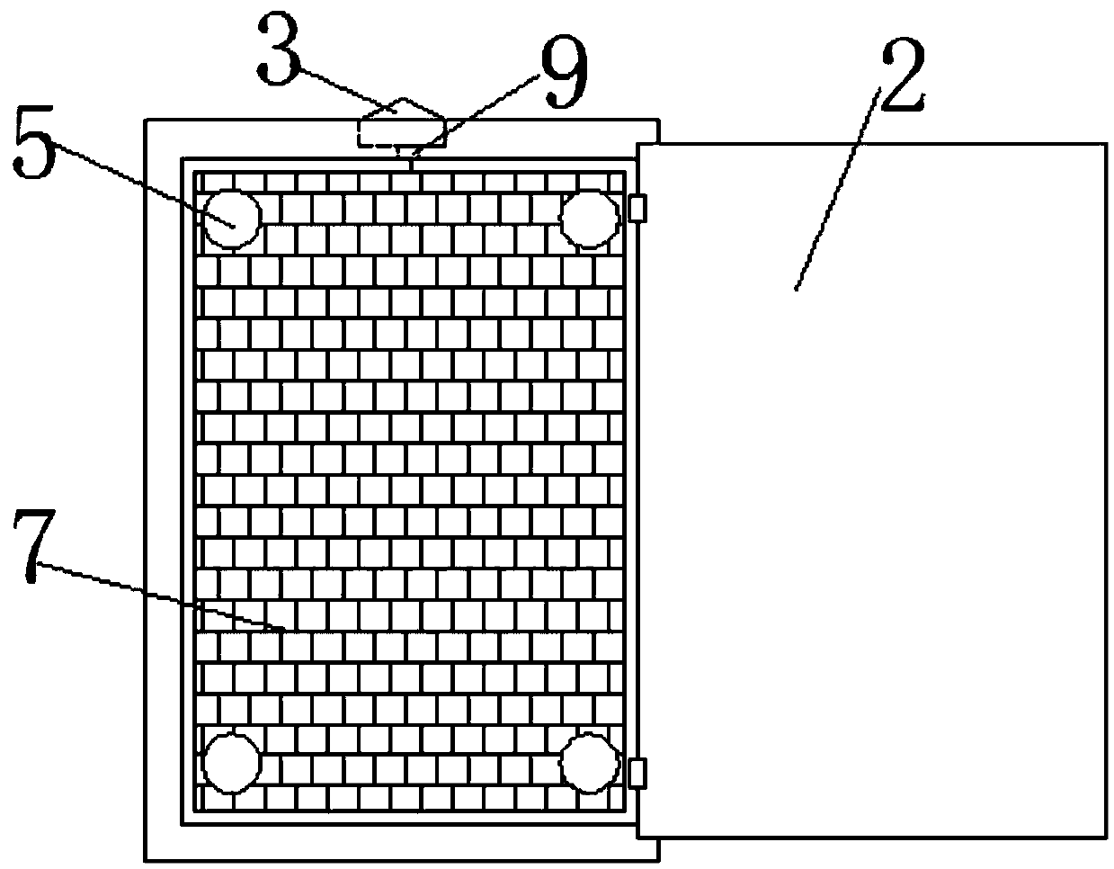 A leakage alarm device for jp cabinet