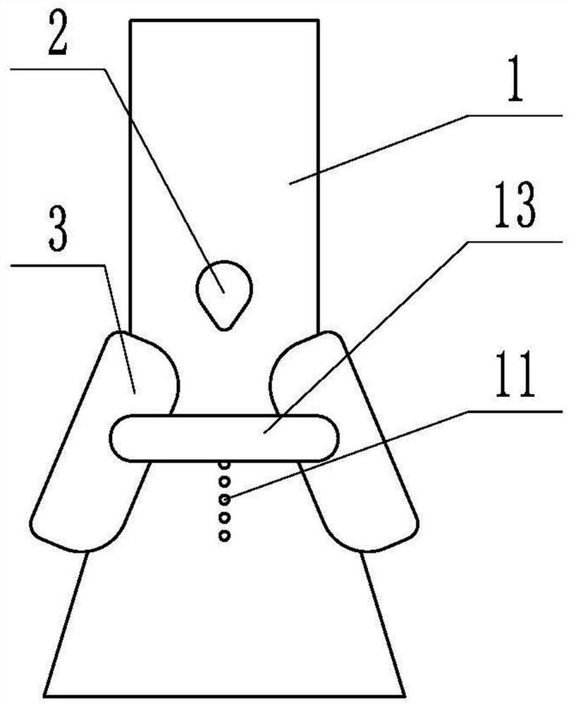 A wedge wire clamp