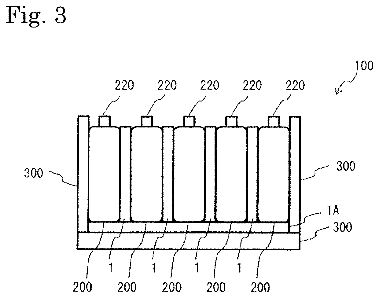 Partition member and battery assembly