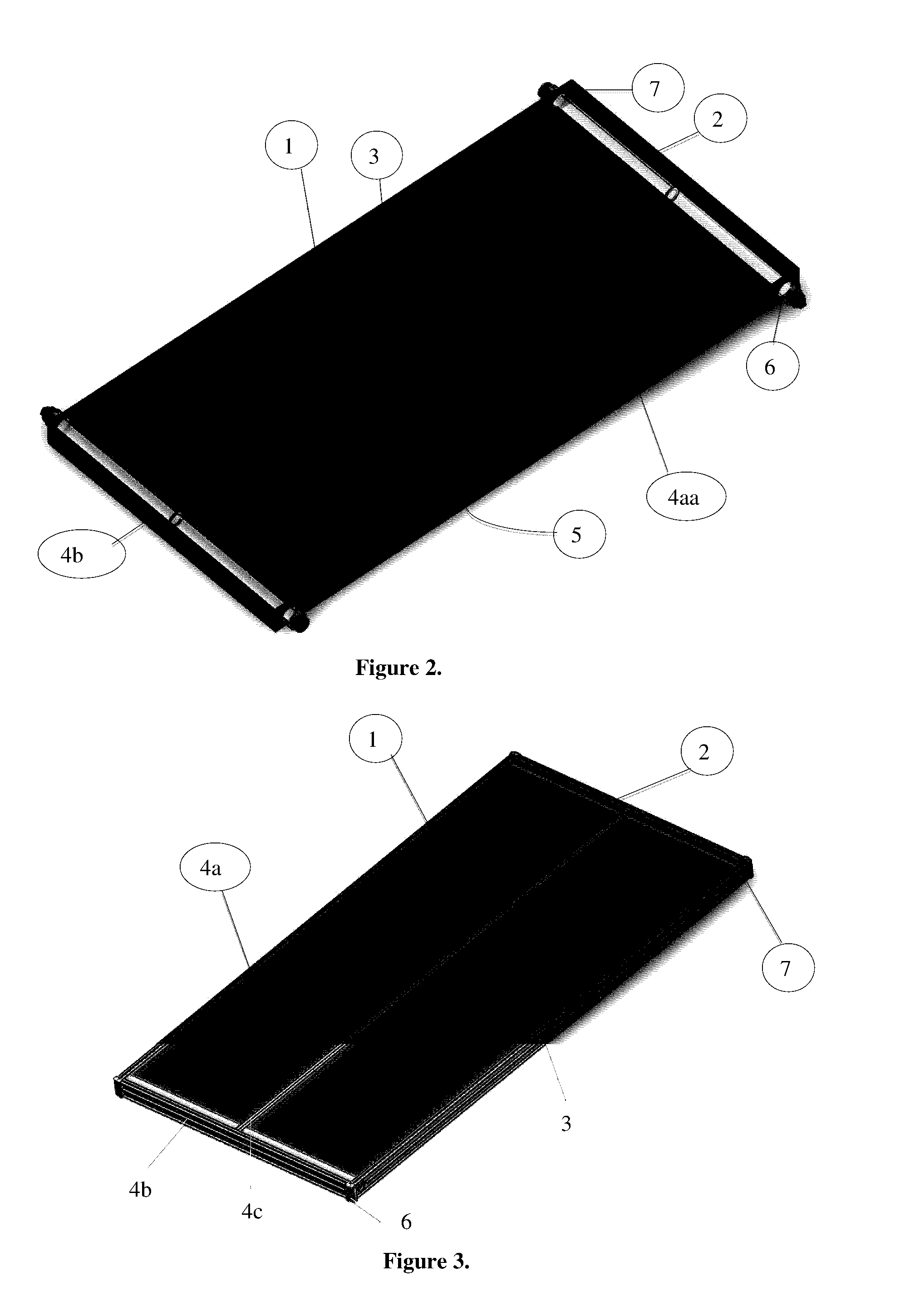 All-polymer flat plate heating solar panel with integrated controller