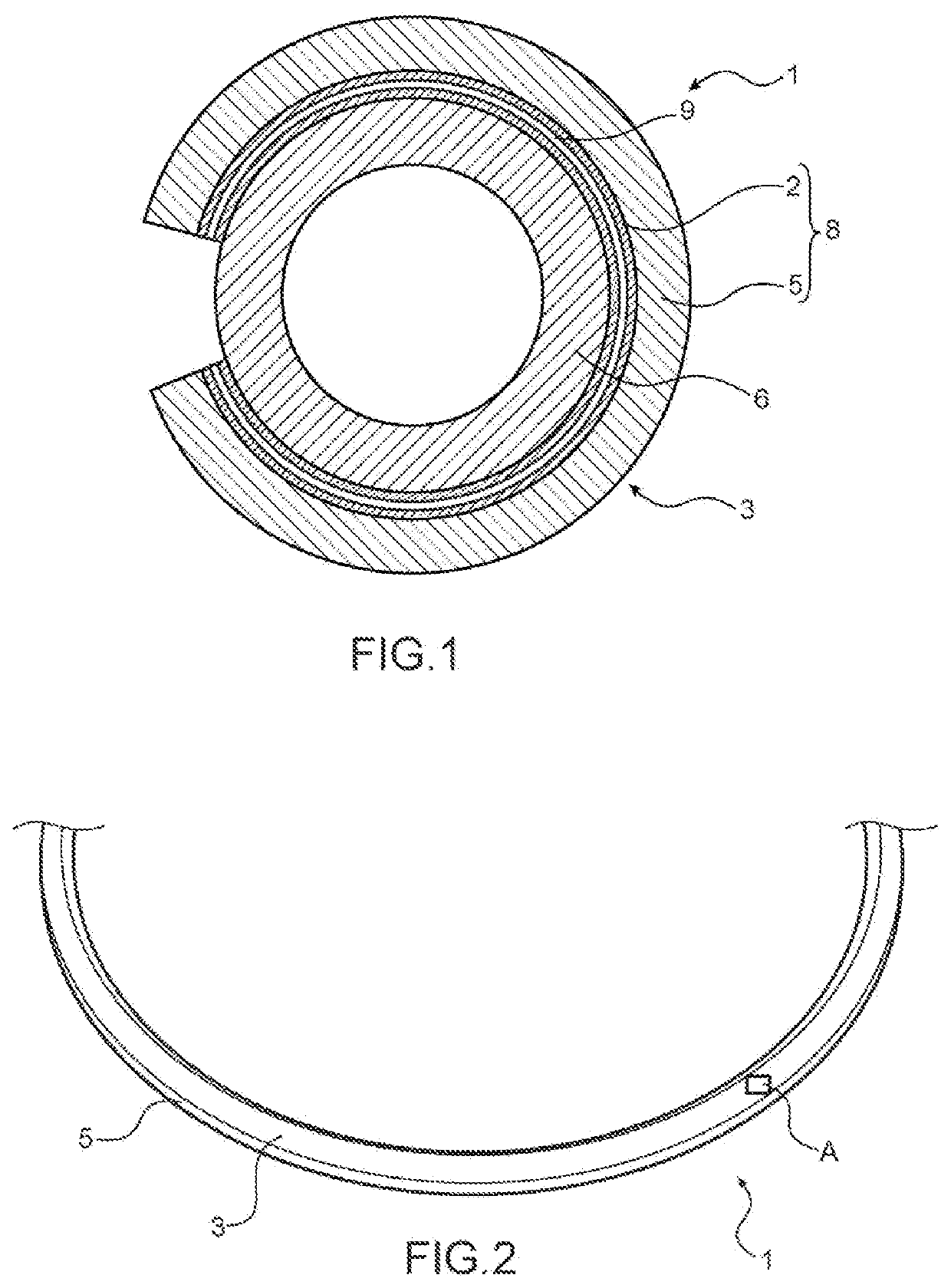Metal seal comprising a textured outer sealing layer